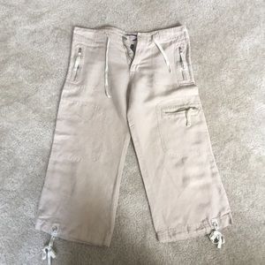 Khaki Capris